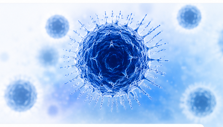 Cancer therapeutic targeting illustration